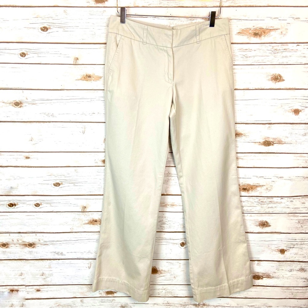 Vineyard Vines Khaki Brushed Wide Leg Twill Pants Sz. 6